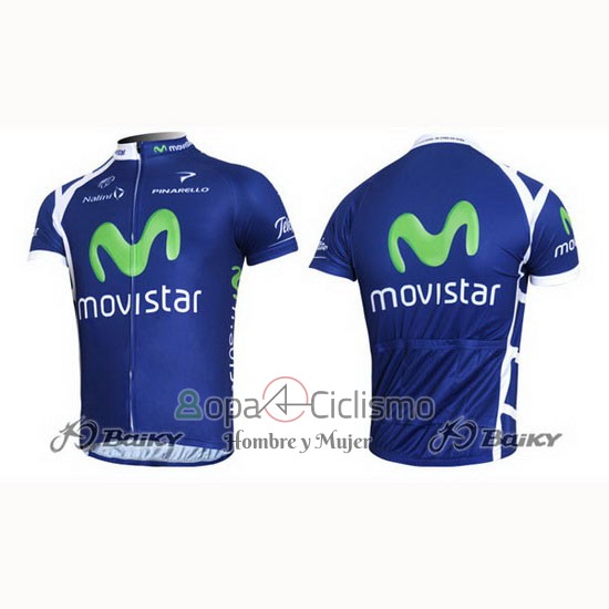Movistar Ropa Ciclismo Culotte Corto 2011 Mangas Cortas Azul